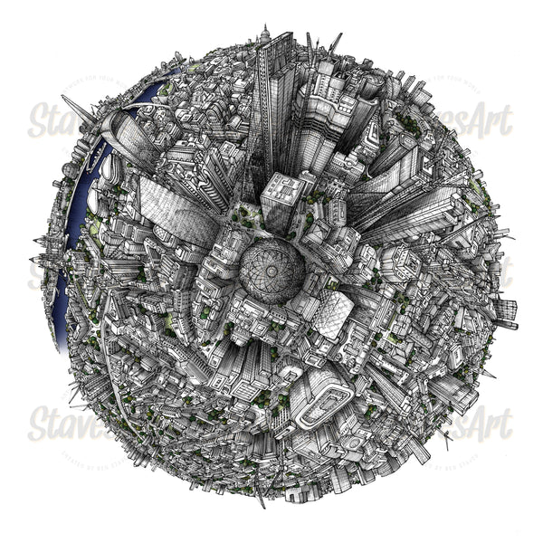 London - The City (2021) - StavesArt