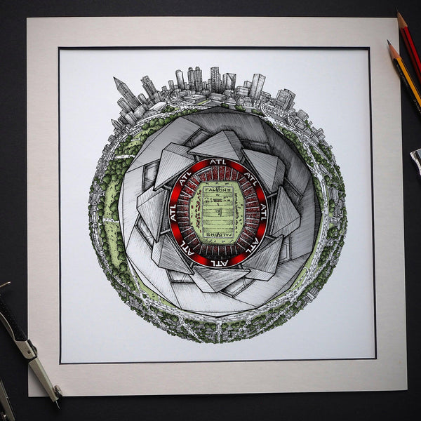 The Atlanta Falcons Globe (2020) - StavesArt