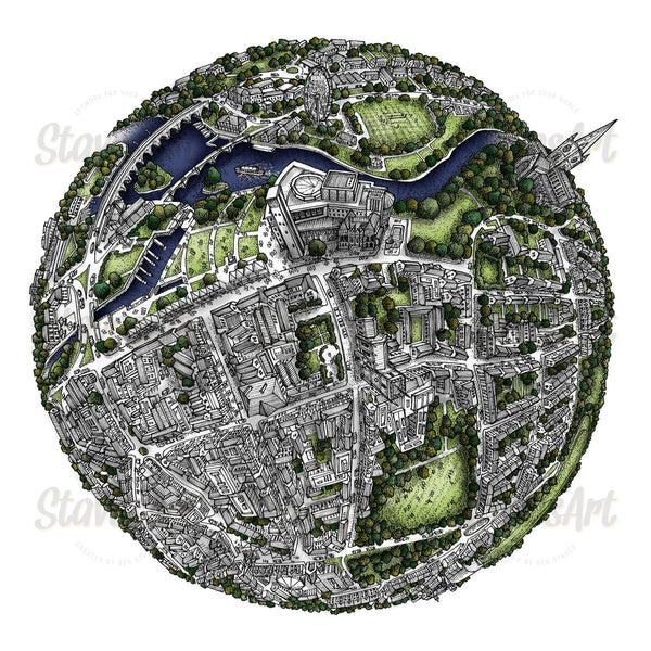 The Stratford Upon Avon Globe (2021) - StavesArt